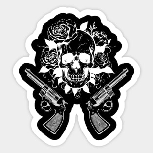 Guns skull Sticker